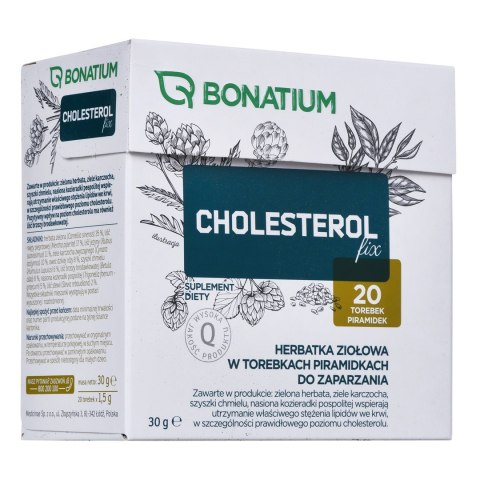 Bonatium Herbatka ziołowa Cholesterol Fix 20szt. Bonatium Herbatka ziołowa Cholesterol Fix 20szt.