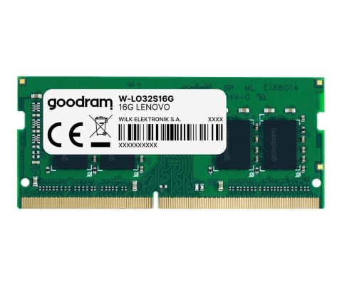 GOODRAM DED. 16GB DDR4 SODIMM LENOVO GOODRAM DED. 16GB DDR4 SODIMM LENOVO