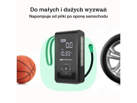 GREEN CELL POWERBANK/BOOSTER/CAR JUMP STARTER/POMPKA POWERBOOST AIR 8000MAH 1000A - Z KOMPRESOREM GREEN CELL POWERBANK/BOOSTER/CAR JUMP STARTER/POMPKA POWERBOOST AIR 8000MAH 1000A - Z KOMPRESOREM