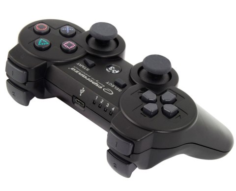 Gamepad bezprzewodowy Esperanza EGG109K (PS3; kolor czarny) Gamepad bezprzewodowy Esperanza EGG109K (PS3; kolor czarny)