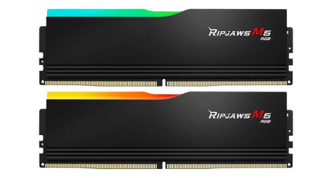 G.SKILL RIPJAWS M5 RGB DDR5 2X32GB 6000MHZ CL28 XMP3 BLACK F5-6000J2836G32GX2-RM5RK G.SKILL RIPJAWS M5 RGB DDR5 2X32GB 6000MHZ CL28 XMP3 BLACK F5-6000J2836G32GX2-RM5RK