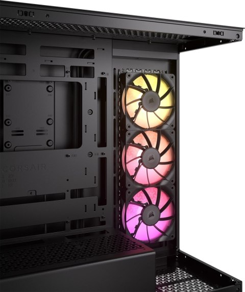ICUE LINK 3500X RGB Tempered Glass Mid-Tower, Black ICUE LINK 3500X RGB Tempered Glass Mid-Tower, Black