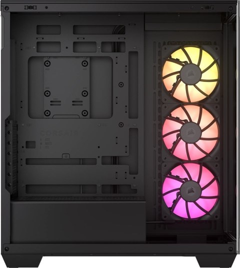 ICUE LINK 3500X RGB Tempered Glass Mid-Tower, Black ICUE LINK 3500X RGB Tempered Glass Mid-Tower, Black