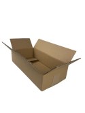 KARTON KLAPOWY, pudełko zrobione z tektury 3W 3 warstwowej, kolor szaro/brązowy, 200X200X100mm 320G/M2 30 SZTUK