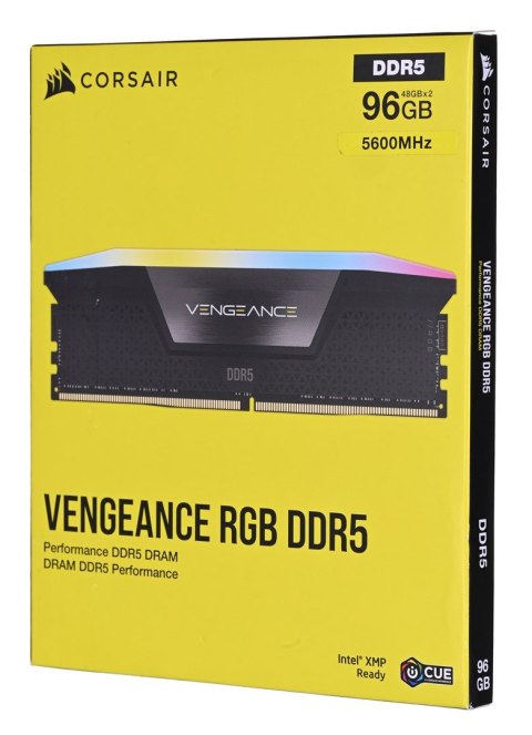 Corsair VENGEANCE 96GB (2x48GB) DDR5 5600MHz C40 Kit Black Corsair VENGEANCE 96GB (2x48GB) DDR5 5600MHz C40 Kit Black