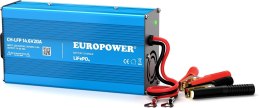EUROPOWER ŁADOWARKA PROSTOWNIK DO AKUMULATORÓW LiFePO4 EUROPOWER CH-LFP/12/20 M8 14,6V 20A KONEKTOR M8