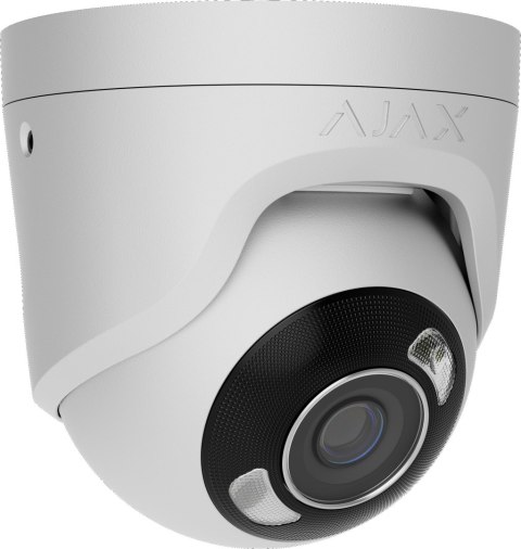AJAX SYSTEMS Ajax Kamera HL - kopułka (metalowa) TurretCam (8 Mp/4 mm) (8EU) - white