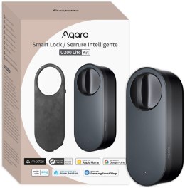 AQARA Aqara Smart Lock U200 Lite Czarny Inteligentny zamek do drzwi EL-D03D