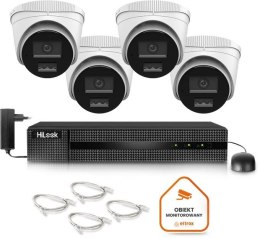 HILOOK Zestaw monitoringu IP Hilook 4 kamery IPCAM-T8-30DL 2.8mm