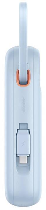 BASEUS Powerbank Baseus QPow 2 10000mAh 30W z 2 wbudowanymi kablami USB-C - niebieski
