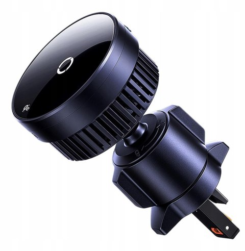 BASEUS UCHWYT SAMOCHODOWY ŁADOWARKA INDUKCYJNA Baseus MagPro BS-CW04 Qi 2.0 15W MagSafe NA KRATKĘ CZARNY