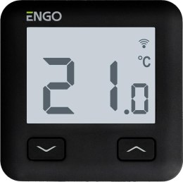 ENGO CONTROLS ENGO Controls E10-B - Regulator temperatury, 230V, czarny, Wi-Fi, Internetowy, podtynkowy