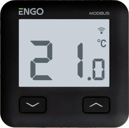 ENGO CONTROLS ENGO Controls E10-MBUSB - Regulator temperatury, MODBUS, 230V, czarny, Internetowy, podtynkowy, Wi-Fi