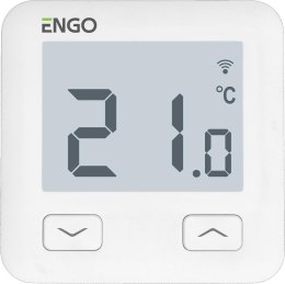 ENGO CONTROLS ENGO Controls E10-W - Regulator temperatury, 230V, biały, Wi-Fi, Internetowy, podtynkowy