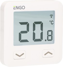 ENGO CONTROLS ENGO Controls E10-W - Regulator temperatury, 230V, biały, Wi-Fi, Internetowy, podtynkowy