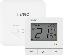ENGO CONTROLS ENGO Controls E7-RFW - Programowany, bezprzewodowy regulator temperatury, biały
