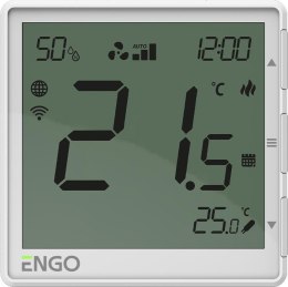 ENGO CONTROLS ENGO Controls EFAN-24W - Regulator klimakonwektorów, 24V, biały, Internetowy, podtynkowy , Wi-Fi