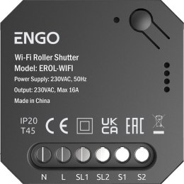 ENGO CONTROLS ENGO Controls EROL-WIFI - Sterownik Rolet Wi-Fi do systemu ENGO Smart podtynkowy