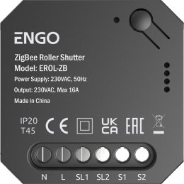 ENGO CONTROLS ENGO Controls EROL-ZB - Sterownik Rolet ZigBee do systemu ENGO Smart podtynkowy