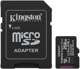 KINGSTON Karta pamięci microSD Kingston Canvas Select Plus microSDXC C10 UHS-I 256GB