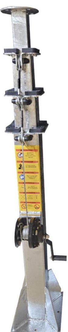 MOBILNEMASZTY.PL Maszt teleskopowy do monitoringu 4m