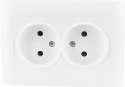 VCX Gniazdo podwójne VCX WESA LC 14 Biały