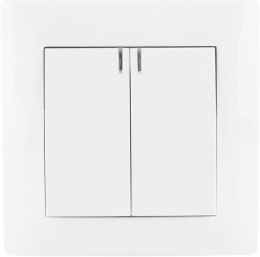 VCX Łącznik podwójny z podświetleniem VCX WESA LC 04 Biały