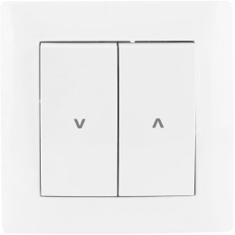 VCX Łącznik żaluzjowy pojedynczy (dwuklawiszowy) VCX WESA LC 12 Biały