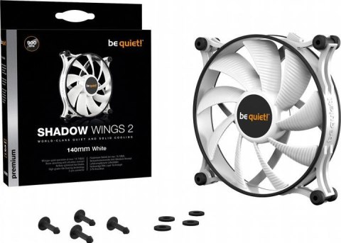 BE QUIET! Wentylator be quiet! Shadow Wings 2 White 140mm