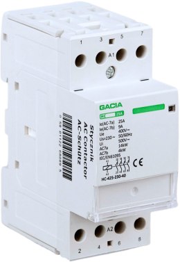 GACIA Stycznik modułowy 4 biegunowy VCX 4P/25A    4NO  230V