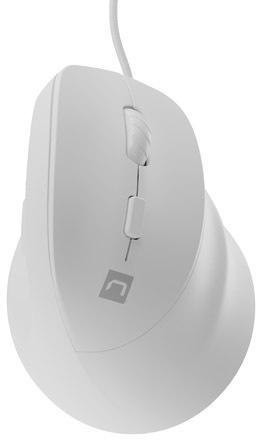 NATEC Mysz wertykalna Natec Crake 2 Pro 12800DPI biały