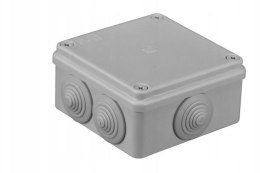 PAWBOL Puszka hermetyczna 100 x 100 x 50 dławik IP65 bezhalogenowa, szara PAWBOL S-BOX 106