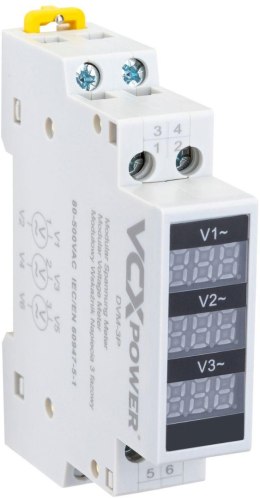 VCX Modułowy wskaźnik napięcia VCX DVM 3 Fazowy