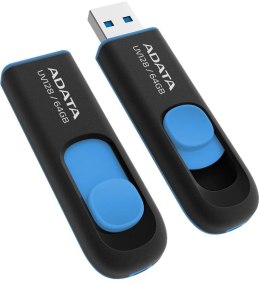 ADATA Adata Pendrive UV128 64GB USB 3.2 Gen1 czarno - niebieski