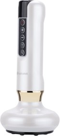 HUMANAS Masażer antycellulitowy z funkcją bańki chińskiej Humanas DermaSmooth - biały
