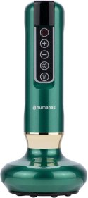 HUMANAS Masażer antycellulitowy z funkcją bańki chińskiej Humanas DermaSmooth - zielony