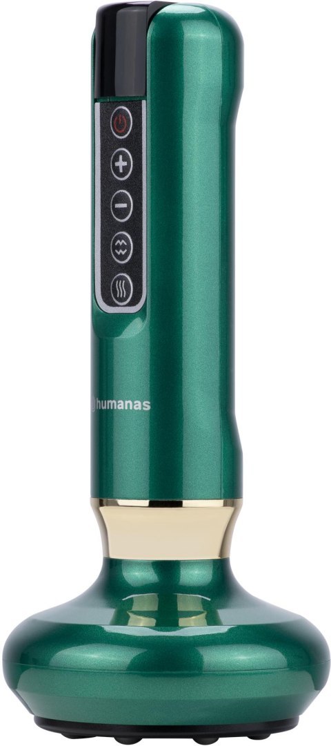 HUMANAS Masażer antycellulitowy z funkcją bańki chińskiej Humanas DermaSmooth - zielony