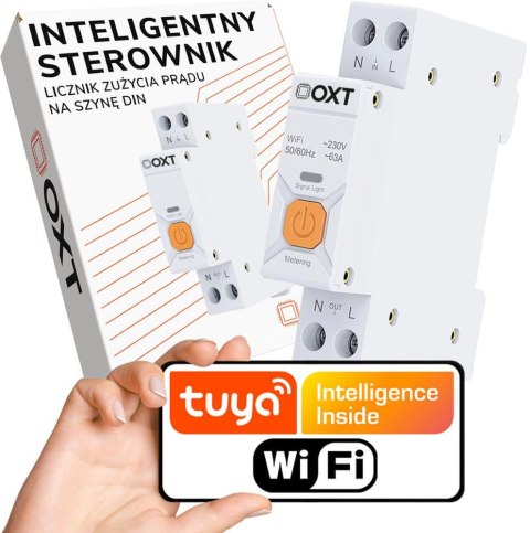 OXT Inteligentny Sterownik OXT | 63A | Licznik | WiFi | Tuya T335