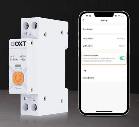 OXT Inteligentny Sterownik OXT | 63A | Licznik | WiFi | Tuya T335