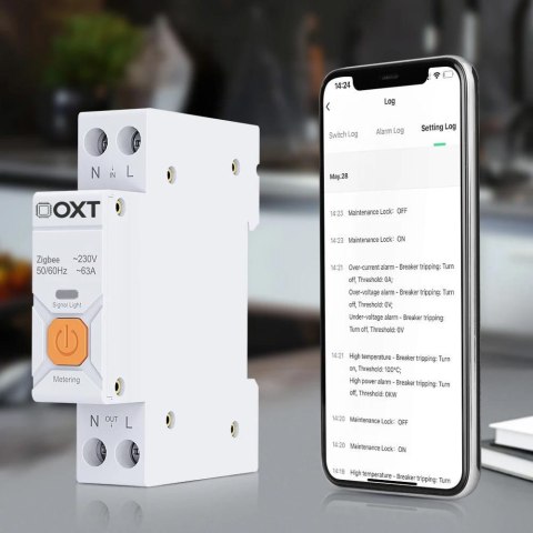 OXT Inteligentny Sterownik OXT | 63A | Licznik | ZigBee | Tuya T337