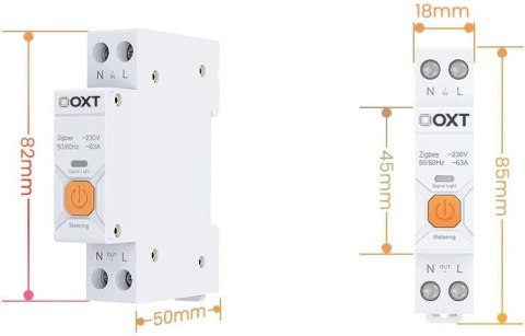 OXT Inteligentny Sterownik OXT | 63A | Licznik | ZigBee | Tuya T337