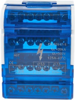 VCX Blok rozdzielczy 4 pola 7 otworów VCX BLK 47