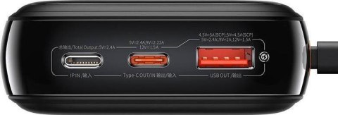 BASEUS Powerbank Baseus Qpow Digital Display PPQD060201 20000mAh 20W PD QC USB-A USB-C + KABEL Lightning