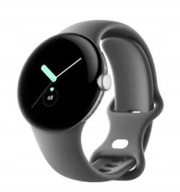 GOOGLE Smartwatch GOOGLE Pixel Watch 41mm WIFI Fitbit Srebrny