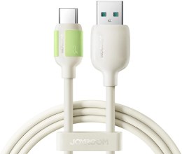 JOYROOM Kabel Joyroom S-A53 3A USB-A - USB-C z fluorescencyjną końcówką 2 m - beżowy