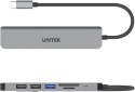 UNITEK Hub USB Unitek USB-C aluminium 7w1