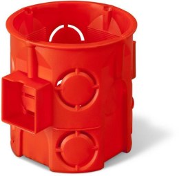 ELEKTRO-PLAST NASIELSK Puszka podtynkowa 60mm głęboka łączeniowa czerwona PK‑60 0285‑00 / 10 szt.