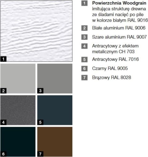 HORMANN Brama garażowa segmentowa Renomatic/Hormann z napędem ProLift500-2 i szyną FS30 - przetłoczenia M Woodgrain. Wymiar 2500x2250mm.