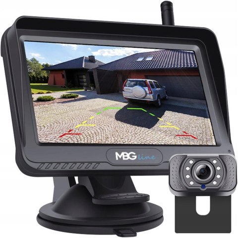 MBG Bezprzewodowy zestaw cofania MBG line 4.3" XL-435+006S