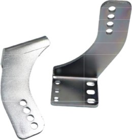 PRESBET Uchwyty MOD.80/10/36 na słupek do napędów z otworami 10mm: Beninca, NICE, BFT Athos, DEA itd.